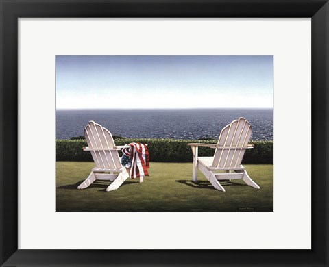 Framed Spring House View Print