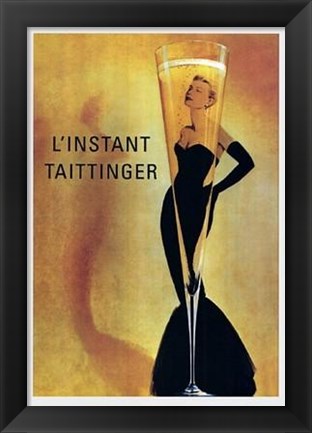 Framed Taittinger Print