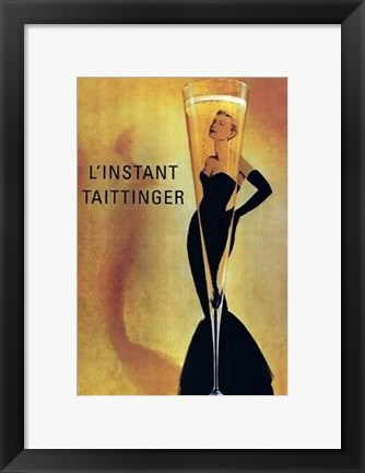 Framed Taittinger Print