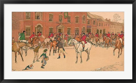 Framed Cottesbrook Hunt Print