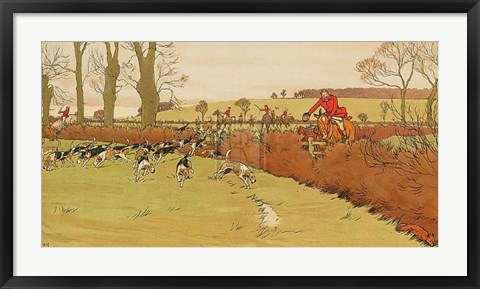 Framed Cottesbrook Hunt Print