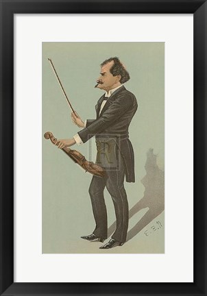 Framed Eduard Strauss Print