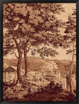 Framed Arcadia (Sepia) II Print