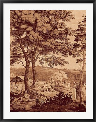 Framed Arcadia (Sepia) II Print