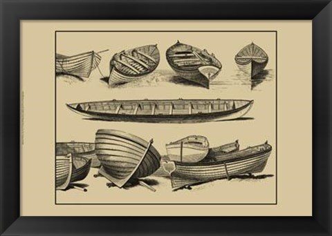 Framed Boat Craft II Print