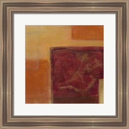 Framed Orange Two-Step II Print