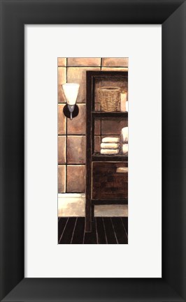 Framed Modern Bath Elements III Print