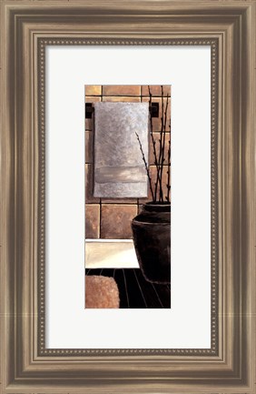 Framed Modern Bath Elements IV Print