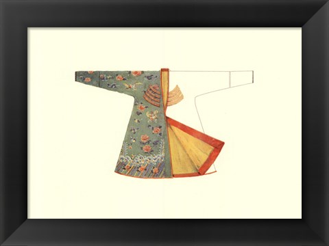 Framed Asian Costume I Print