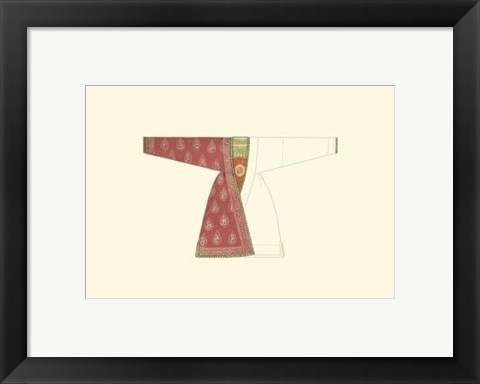 Framed Asian Costume III Print