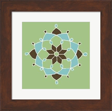 Framed Dutch Lace I Print