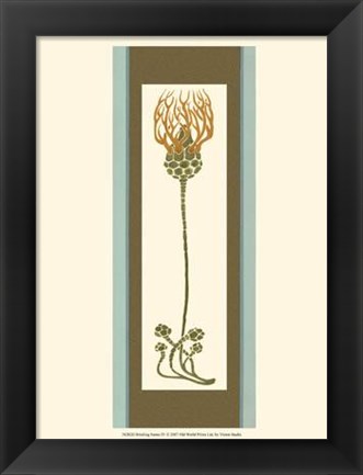 Framed Bristling Stems IV Print