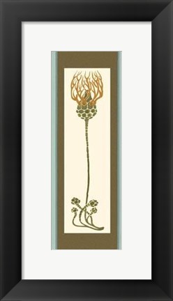 Framed Bristling Stems IV Print