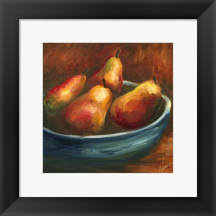 Framed Rustic Fruit I Print