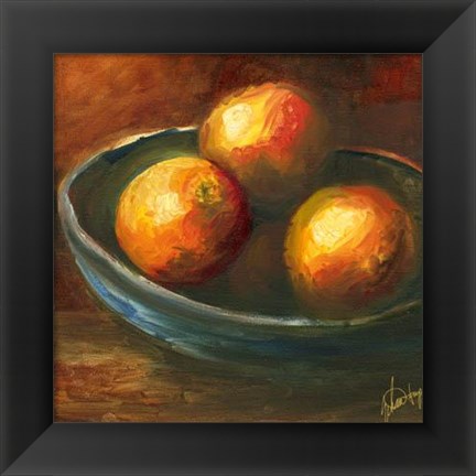 Framed Rustic Fruit IV Print