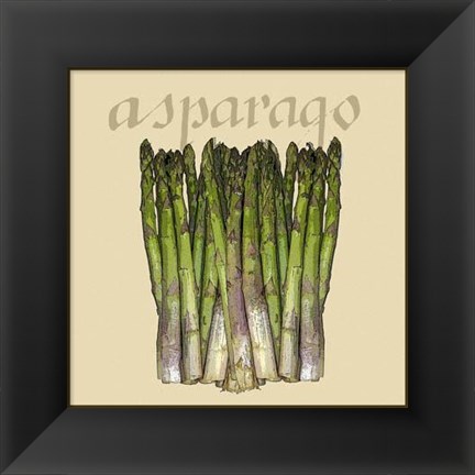 Framed Italian Vegetables I Print