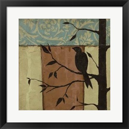 Framed Arts Crafts Silhouette VI Print