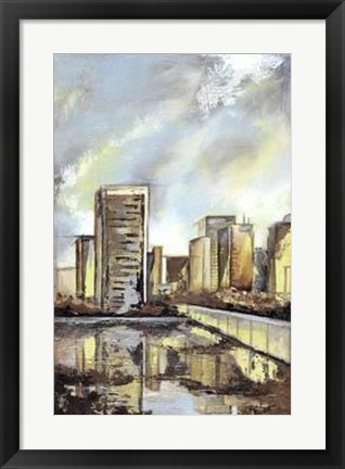 Framed Urban Terrain II Print