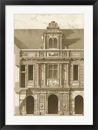 Framed French Architecture I Print