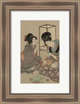 Framed Women Of Japan II Print