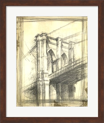 Framed Brooklyn Bridge Print