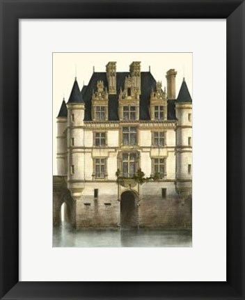 Framed Petite French Chateaux XI Print