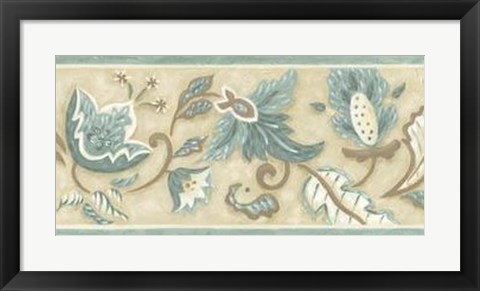 Framed Crewelwork Panel I Print