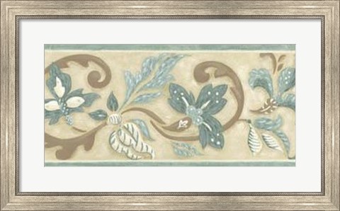 Framed Crewelwork Panel II Print