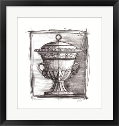 Framed Classical Elements I Print