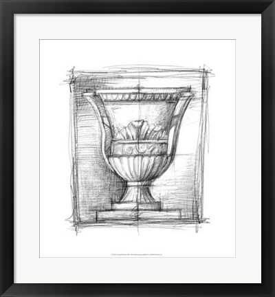 Framed Classical Elements III Print