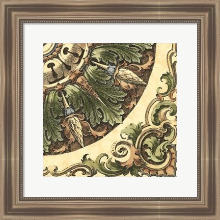 Framed Renaissance Elements IV Print