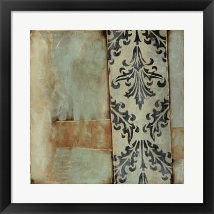 Framed Damask Harmony IV Print