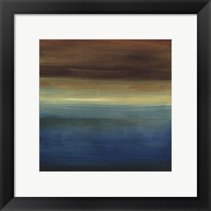 Framed Abstract Horizon III Print