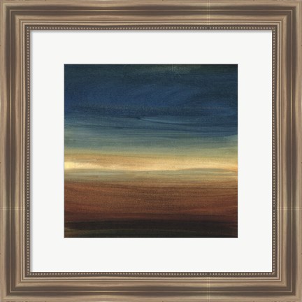 Framed Abstract Horizon IV Print