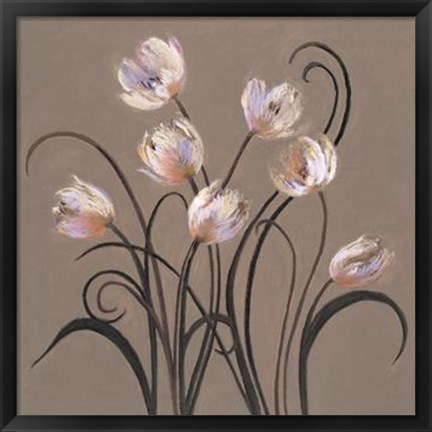 Framed Dancing Tulips Print