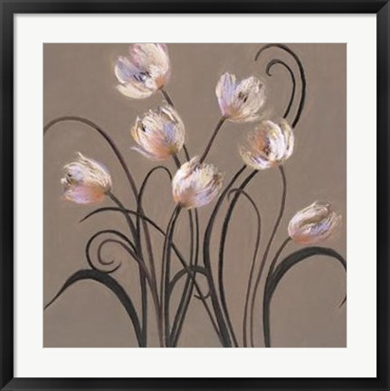 Framed Dancing Tulips Print