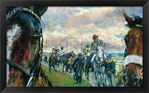 Framed &#39;After the Bell&#39; Newcastle Races [Ed 150 Print