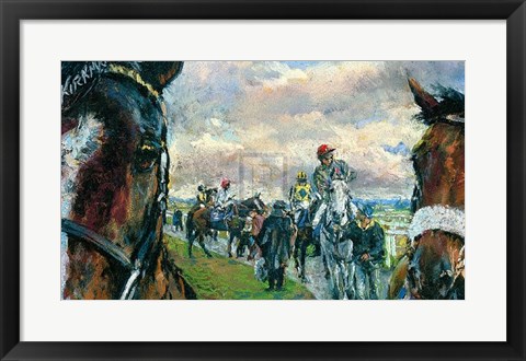 Framed &#39;After the Bell&#39; Newcastle Races [Ed 150 Print