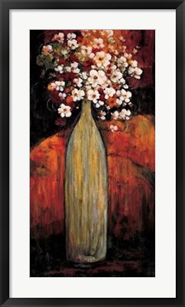 Framed Evening Bouquet II Print