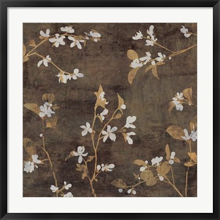 Framed Blossoms II Print