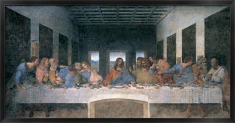 Framed Last Supper Print