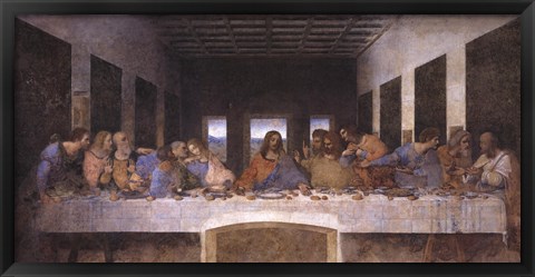 Framed Last Supper Print