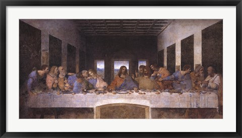 Framed Last Supper Print