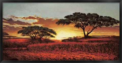 Framed Memories Of Serengeti Print