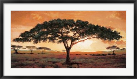 Framed Memories Of Masai Mara Print