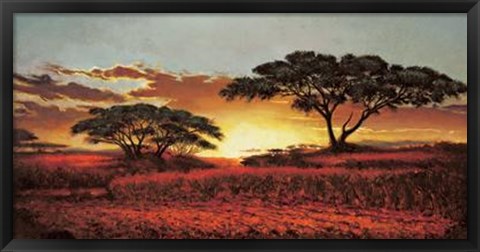 Framed Memories Of Serengeti Print