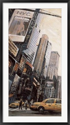 Framed Times Square I Print