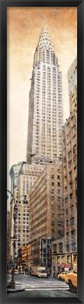 Framed Chrysler Building Print