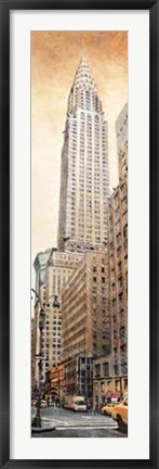 Framed Chrysler Building Print