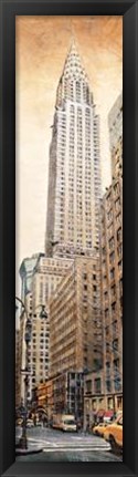 Framed Chrysler Building Print